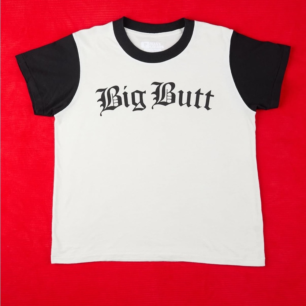 Big Bud Press Black and White Vintage Tee “Big Butt”